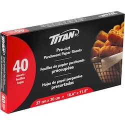 Titan Parchment Sheets 27cm X 30cm 40 ea, $0.07/1ea