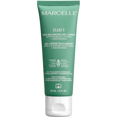 Marcelle Clari-t gel-crème équilibrant avec 2 % d'acide salicylique + niacinamide 40 ml, 52,48 $/100ml