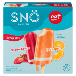 Dairy Free Frozen Dessert Strawberry Orange