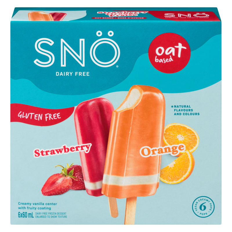 Dairy Free Frozen Dessert Strawberry Orange
