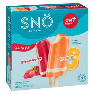 Dairy Free Frozen Dessert Strawberry Orange