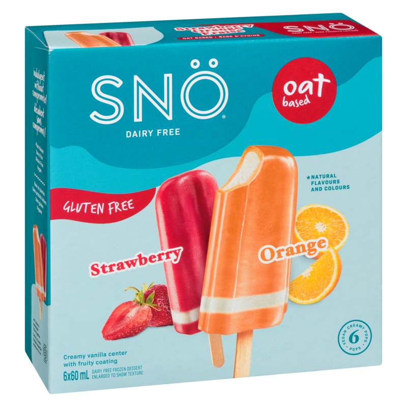 Dairy Free Frozen Dessert Strawberry Orange