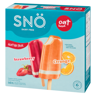 Dairy Free Frozen Dessert Strawberry Orange