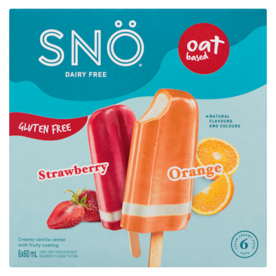 Dairy Free Frozen Dessert Strawberry Orange