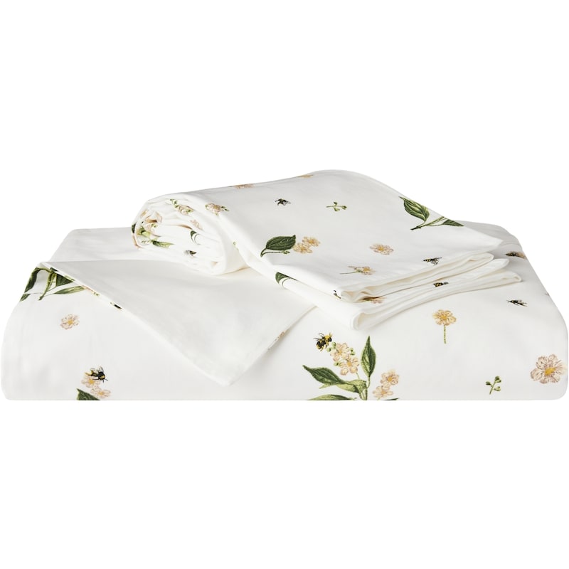 King Spring Botanical Duvet Cover 3 Piece Set