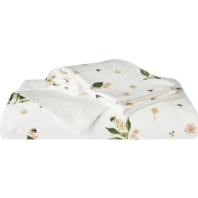 Queen Spring Botanical Duvet Cover 3 Piece Set