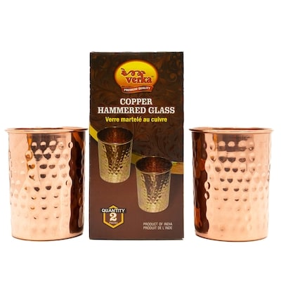 Verka Copper Hammered Glass 1 ea, $11.00/1ea