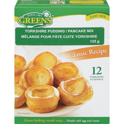Green's Yorkshire Pudding Pancake Mix, Classic 125 g, $3.59/100g