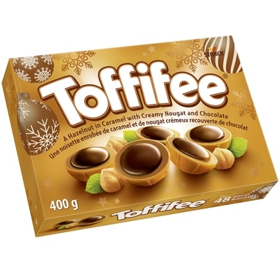 Toffifee® Hazelnut in Caramel with Creamy Nougat And Chocolate Candy 400 g, $2.50/100g