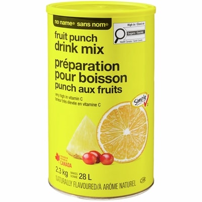 No Name Fruit Punch Drink Mix 2.3 kg, $0.61/100g