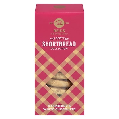 Reids Shortbread Raspberry & White Chocolate 150 g, $4.66/100g
