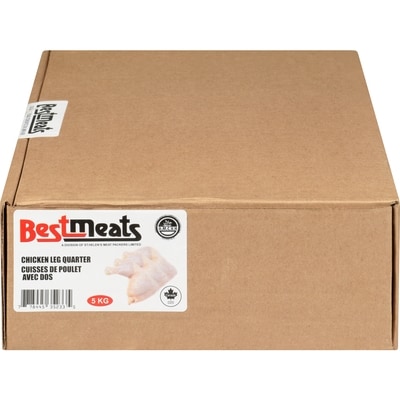 Best Meats Cuisses de poulet avec dos 5 kg, 0,54 $/100g