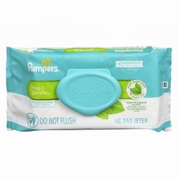 Pampers Free & Gentle Plant-Based Wipes, Fragrance Free 52 ea, $0.08/1ea