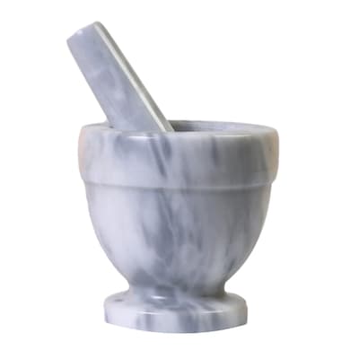 Verka Marble Mortar & Pestle 4" x 4" 1 ea, $12.00/1ea