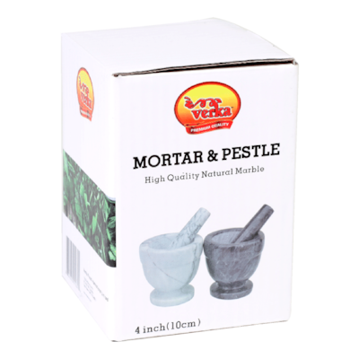 Mortier de marbre & Pilon 4" x 4"