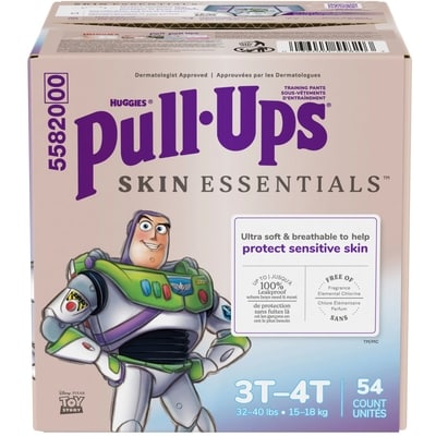 Huggies Sous-vêtements d’entraînement Skin Essentials pour garçons 3T-4T 54 ea, 0,64 $/1ch