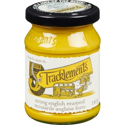 Tracklements Moutarde anglaise forte 140 g, 5,21 $/100g