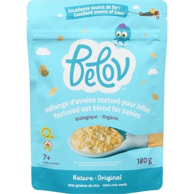Belov Textured Oat Blend For Babies Original 7+ Months 180 g, $3.06/100g