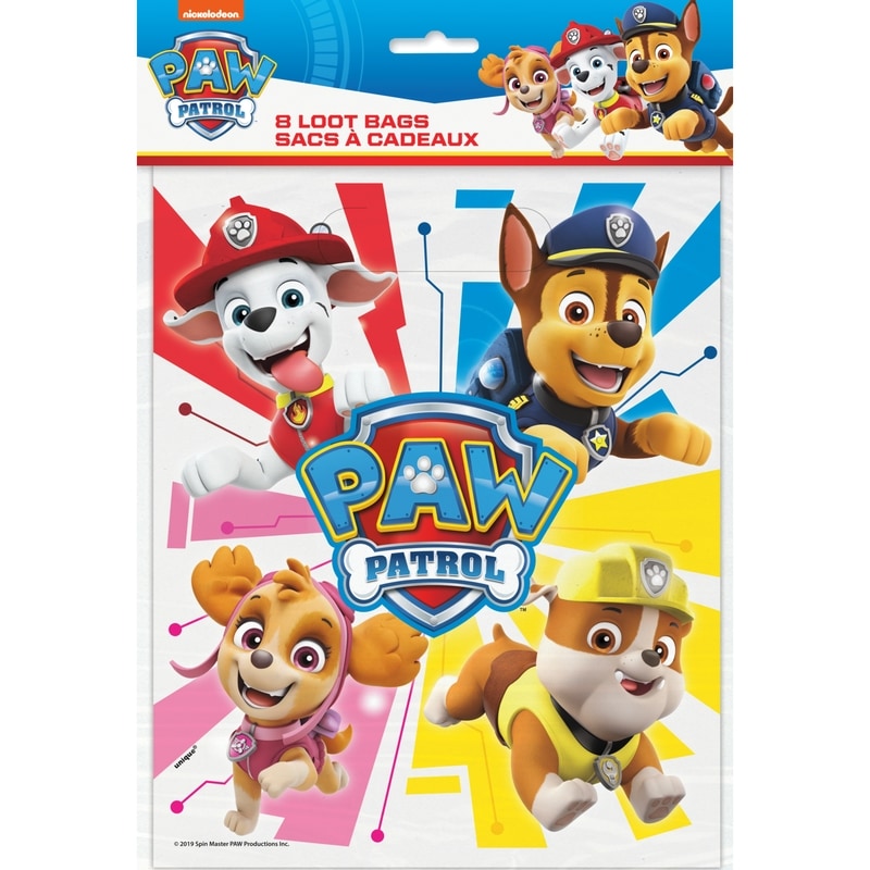 Paw Patrol Loot Bags