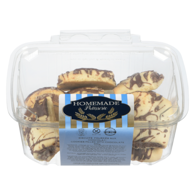 HOMEMADE PATISSERIE Biscuits fourrés aux chocolat 300 g, 3,16 $/100g