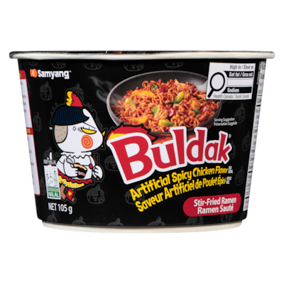 Buldak Stir-Fried Ramen Artificial Spicy Chicken Flavor