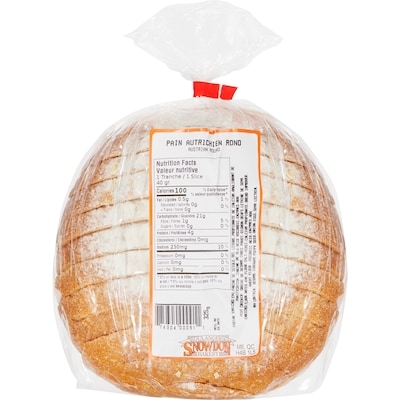 null Pain autrichien rond 325 g, 1,08 $/100g