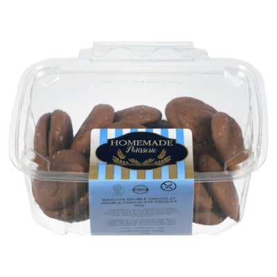 HOMEMADE PATISSERIE Double Chocolate Cookies 300 g, $3.10/100g
