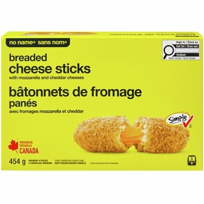 No Name Breaded Cheese Sticks 454 g, $2.42/100g