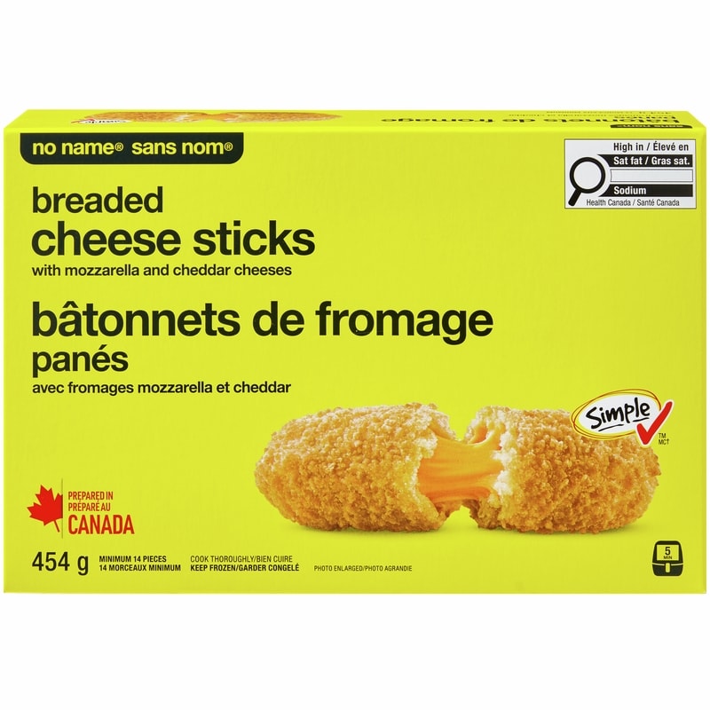 No Name Breaded Cheese Sticks - 454 g | Maxi