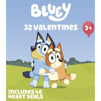 null Valentine's Cards - BLUEY 1 ea, $4.00/1ea