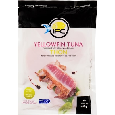 IFC seafood Yellowfin Tuna Wild Caught 454 g, $3.52/100g
