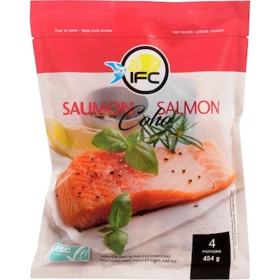 IFC seafood Saumon coho 454 g, 3,08 $/100g