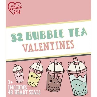 null Valentine's Card - - BUBBLE TEA 1 ea, 4,00 $/1ch