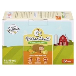 Mother Hen Aliments pour bébés bœuf parmentier 6+ mois 59 ml, 26,25 $/100ml