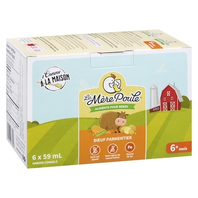 Aliments pour bébés bœuf parmentier 6+ mois