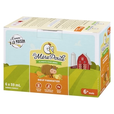 Aliments pour bébés bœuf parmentier 6+ mois