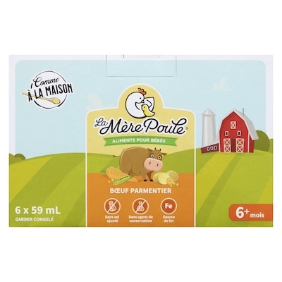 Aliments pour bébés bœuf parmentier 6+ mois