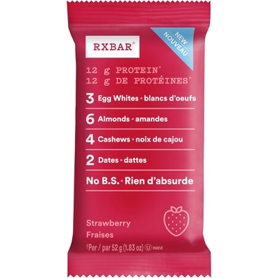 RXBar Strawberry Protein Bar 12x52.0 g, $5.13/100g