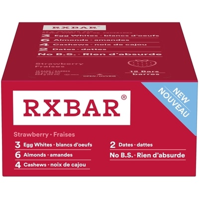 RXBar Strawberry Protein Bar 52 g, $5.75/100g