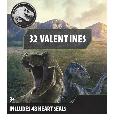 null Valentine's Cards - JURASSIC WORLD 1 ea, $2.50/1ea