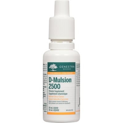 Genestra D-Mulsion 2500 Liquid Natural Citrus Flavour Extra Strength 1 ea, $26.99/1ea