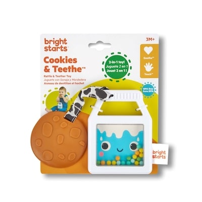Bright Starts Anneau de dentition et hochet 3m+ 1 ea, 8,49 $/1ch