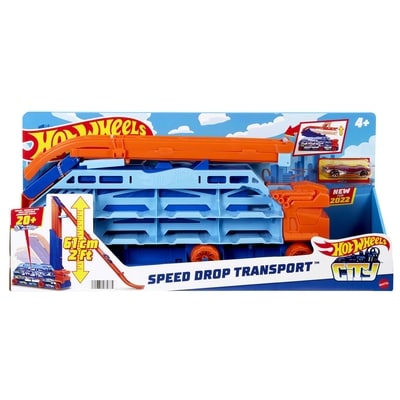 Hot Wheels City Speed Drop Transport 1 ea, $32.25/1ea
