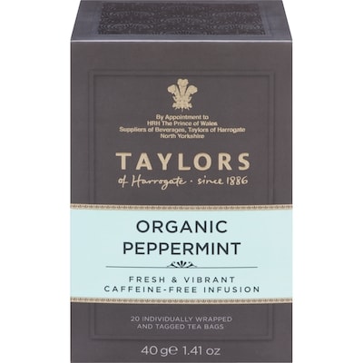 Taylors of Harrogate Tea Bags Organic Peppermint Infusion 40 g, $13.73/100g