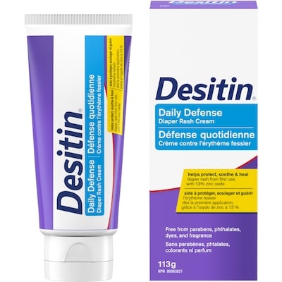 Desitin Diaper Rash Cream Daily Defense 113 g, $8.84/100g