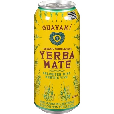 Guayaki Yerba mate boisson non pétillante menthe vive 458 ml, 0,65 $/100ml