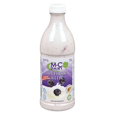 Mc Dairy Blueberry Kefir 2.4 % M.F. 1 l, $0.60/100ml