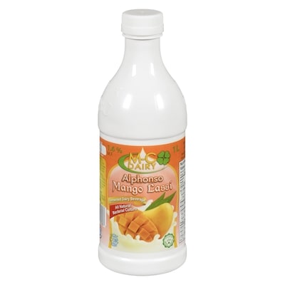 Mc Dairy Fermented Dairy Beverage Alphonso Mango Lassi 1.6 % M.F. 1 l, $0.50/100ml