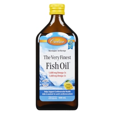 Carlson The Very Finest Fish Oil Lemon Flavour 500 ml, $16.00/100ml