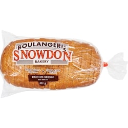 Snowdon Bakery Rye Bread 325 g, $1.08/100g